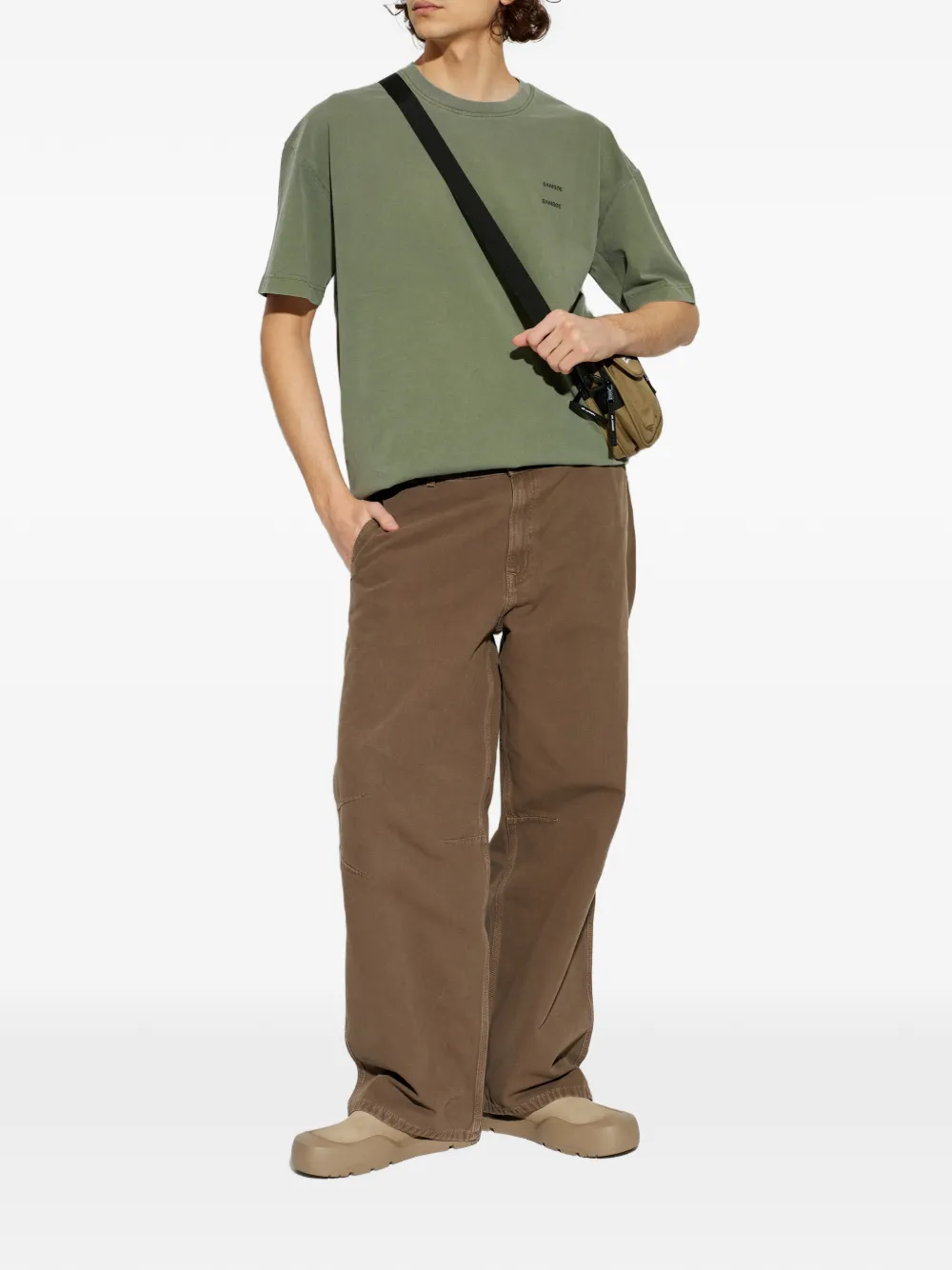 SAMSOE SAMSOE Camiseta com estampa de logo | Camisetas | Image 2