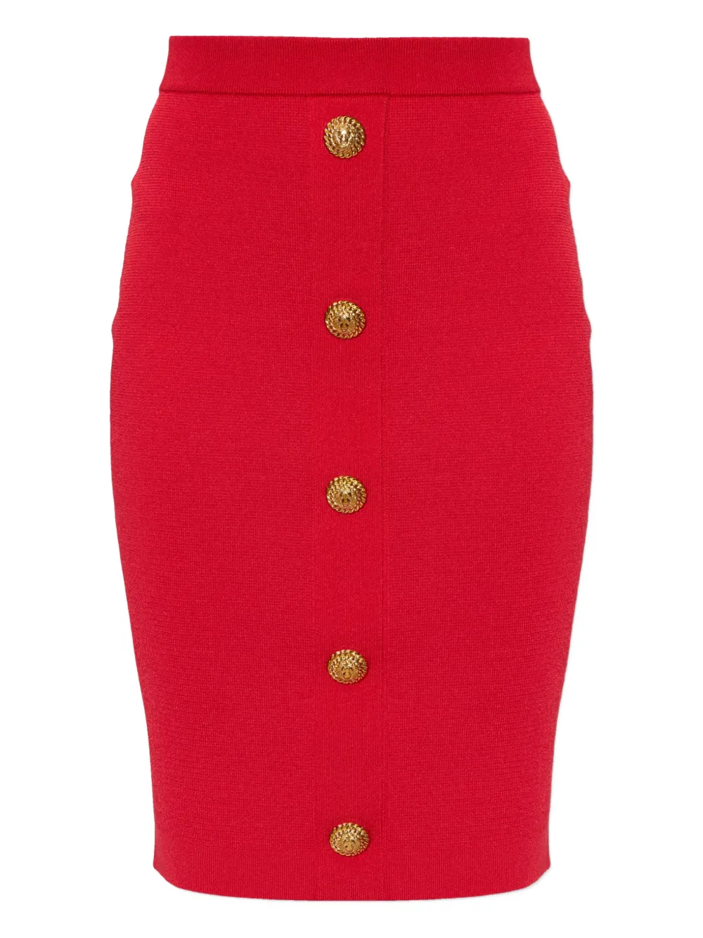 Balmain button mini skirt - Rot