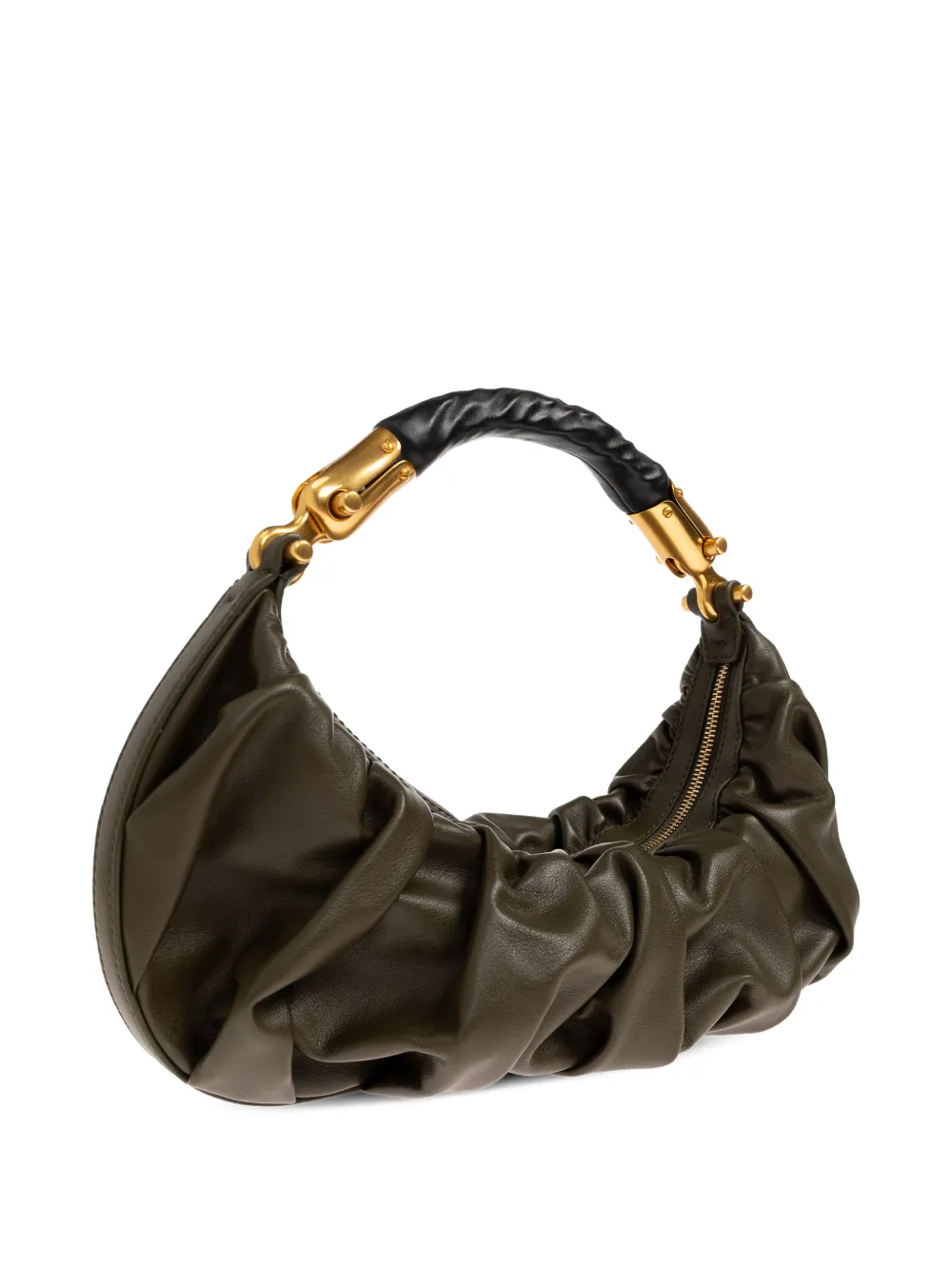 Balmain Ebene gedraaide shopper Groen