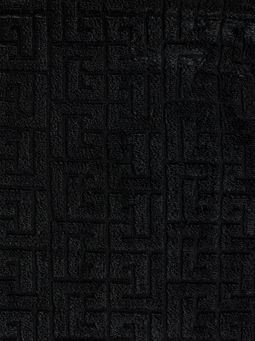 Balmain Kokerrok met logo patroon Zwart