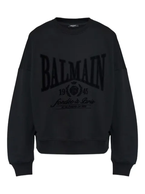 Balmain logo-print sweatshirt