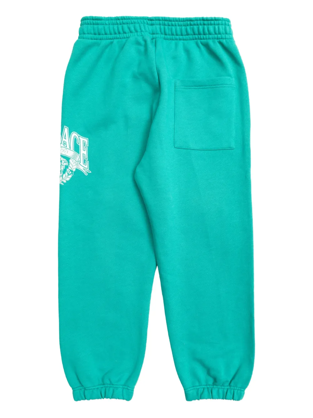 Versace Kids logo-print track pants - Verde