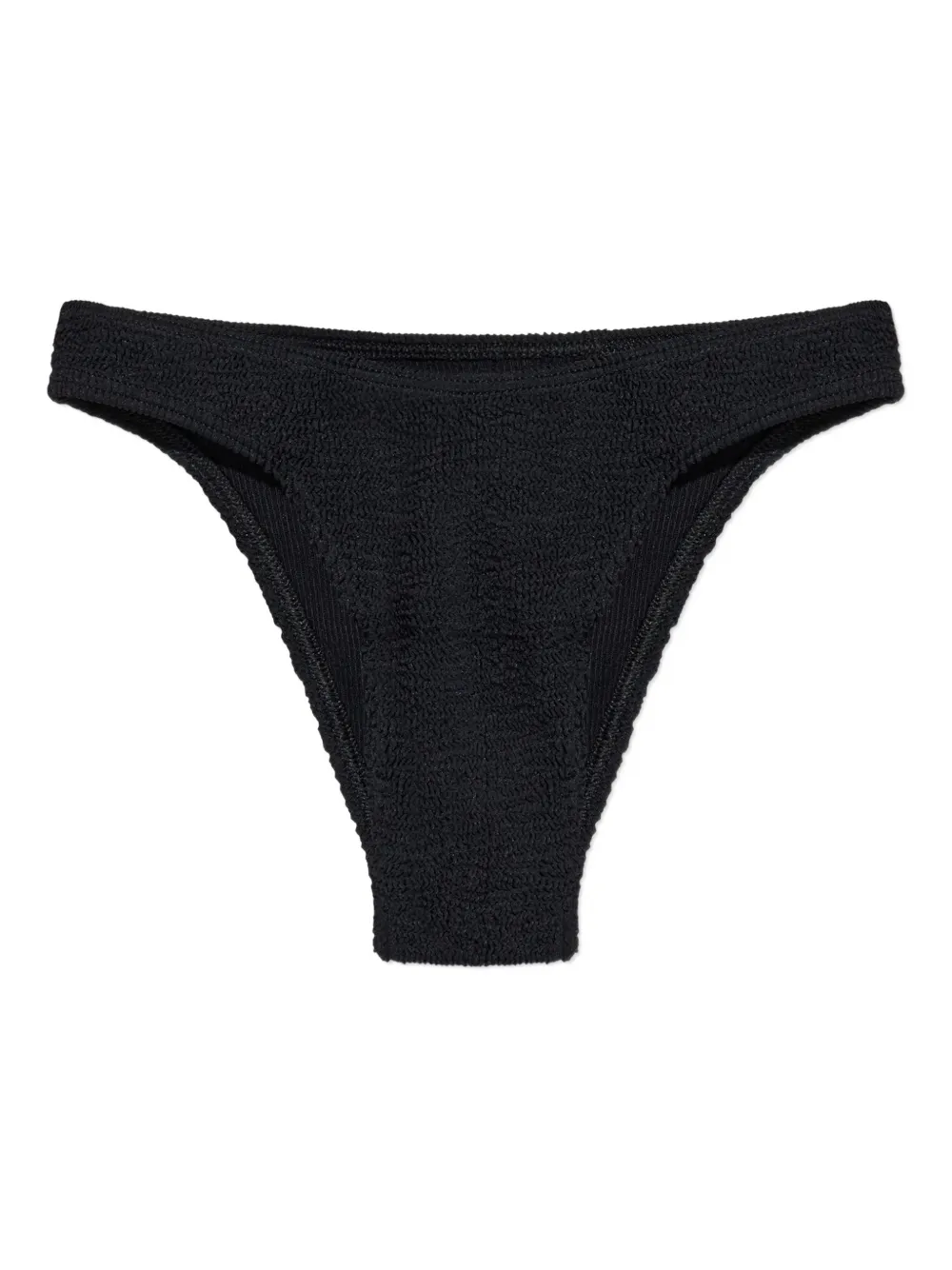 Bond-eye textured bikini bottom - Nero