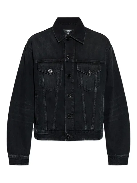 Balmain button-up denim jacket