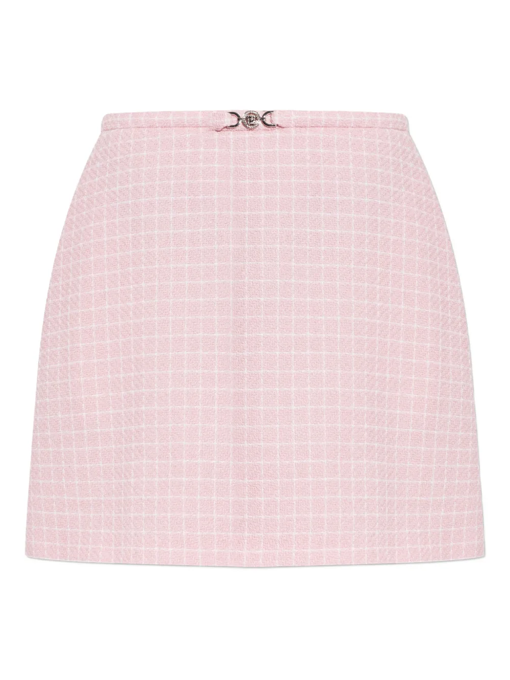 Versace check-pattern mini skirt - Rosa