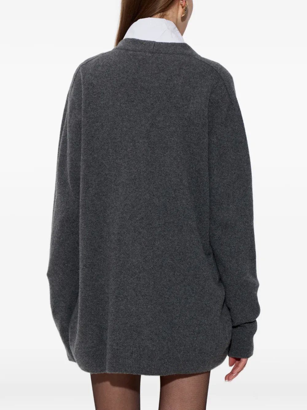 Balmain Vest met zak en knoop Grijs