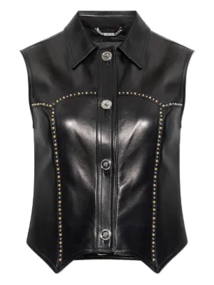 TOM FORD トム・フォード レザーシャツ | ブラック | FARFETCH JP