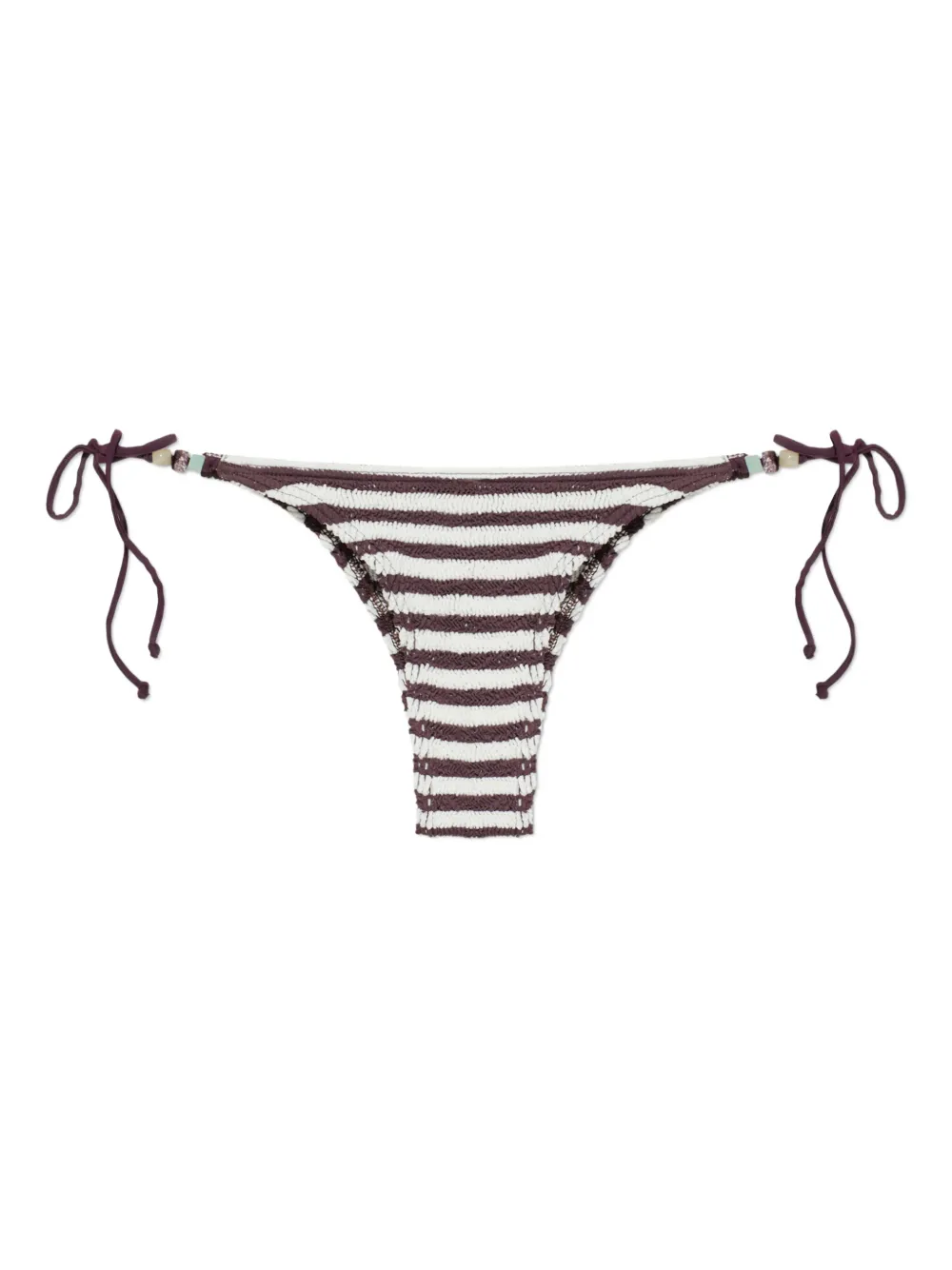 Bond-eye Beaded Tie bikini bottom - Bianco