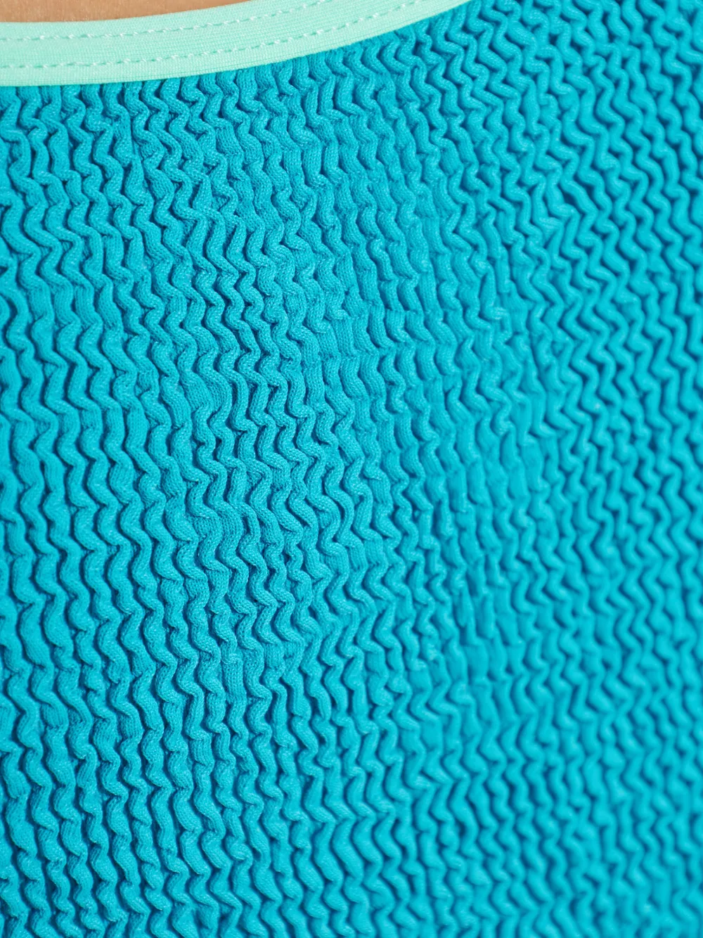  Bond-eye Contrast Swimsuit - Blue 