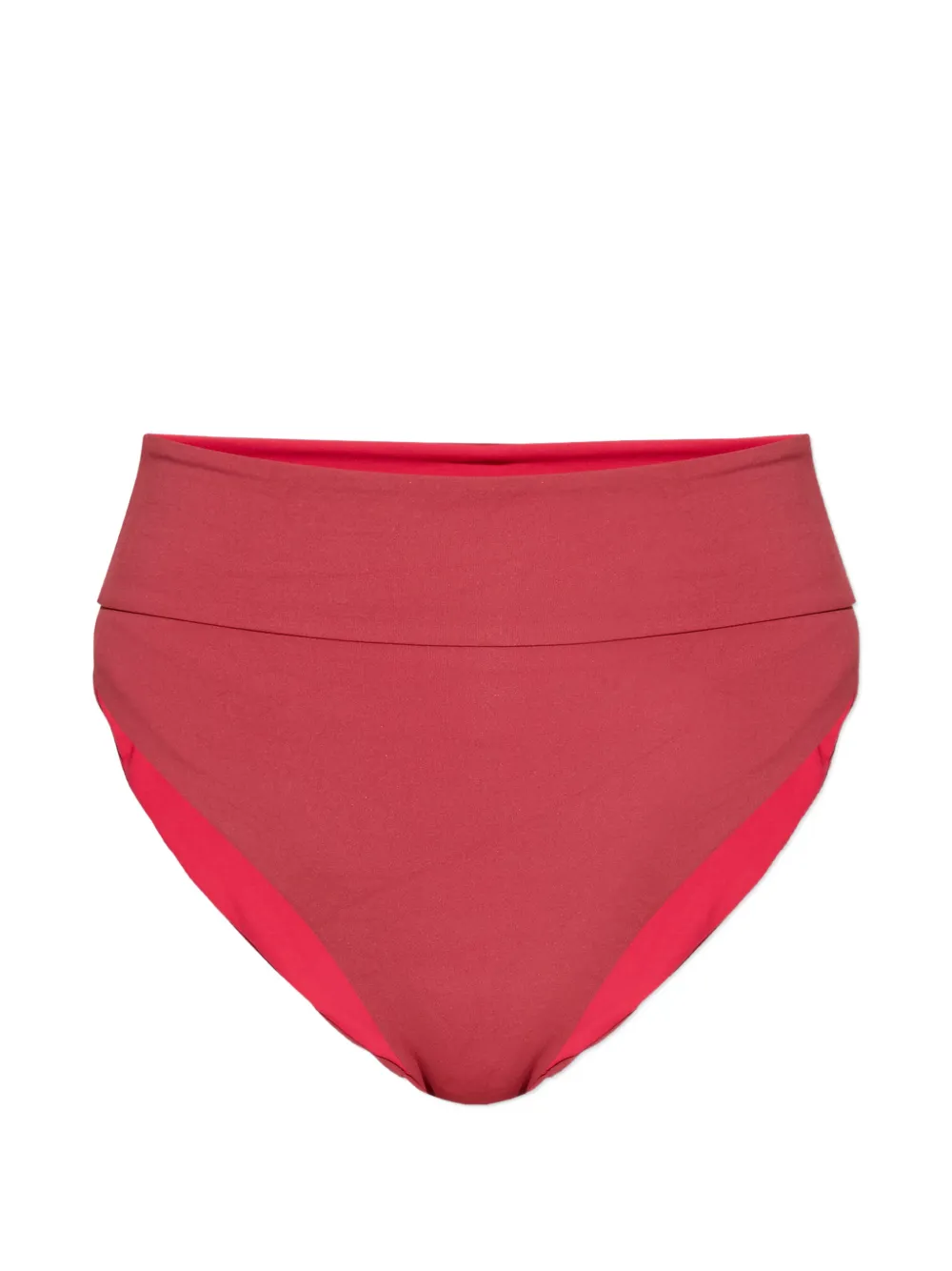 Bond-eye Raya high-waisted bikini bottom - Rosso