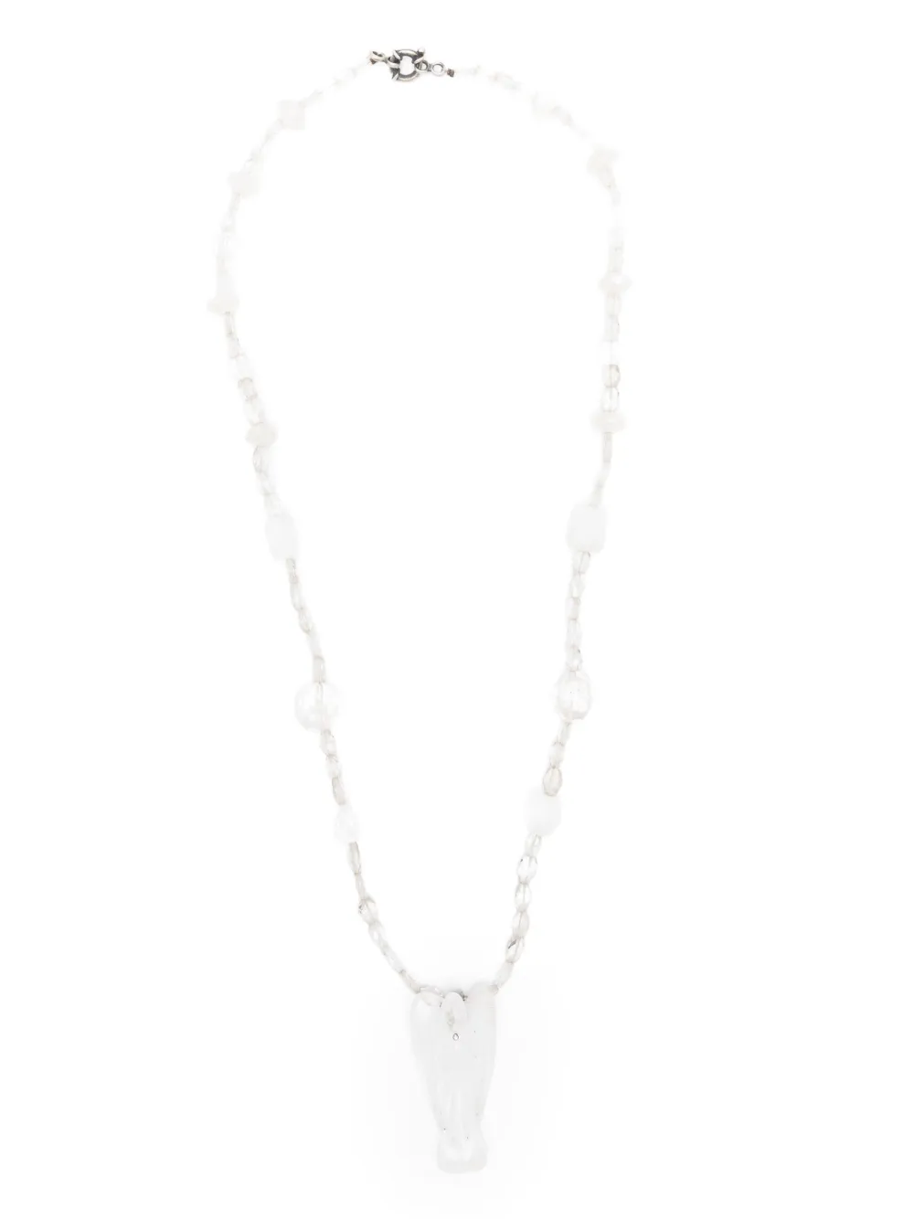 KUNDO collier serti de cristaux | blanc | Image 1