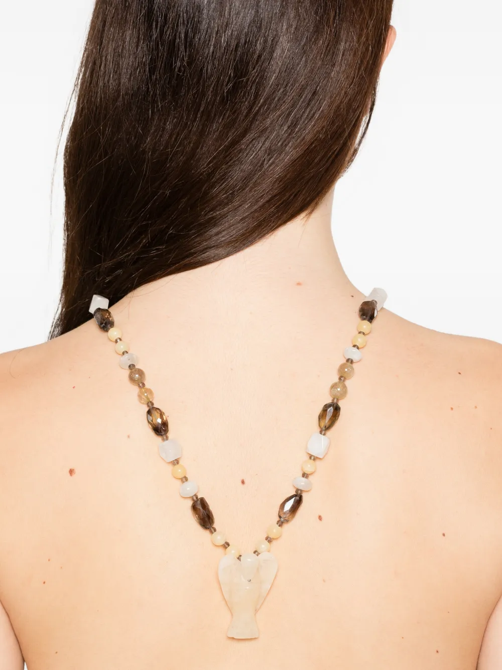  Kundo Beaded Necklace - Silver 