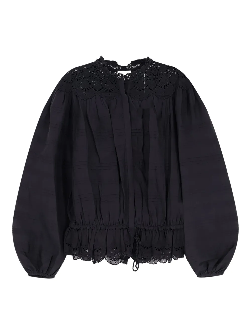 MARANT ÉTOILE Polly lace shirt - Nero
