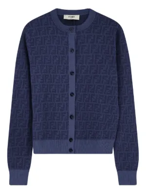FENDI フェンディ カーディガン ガウン PURE LANA VERGINE Women's