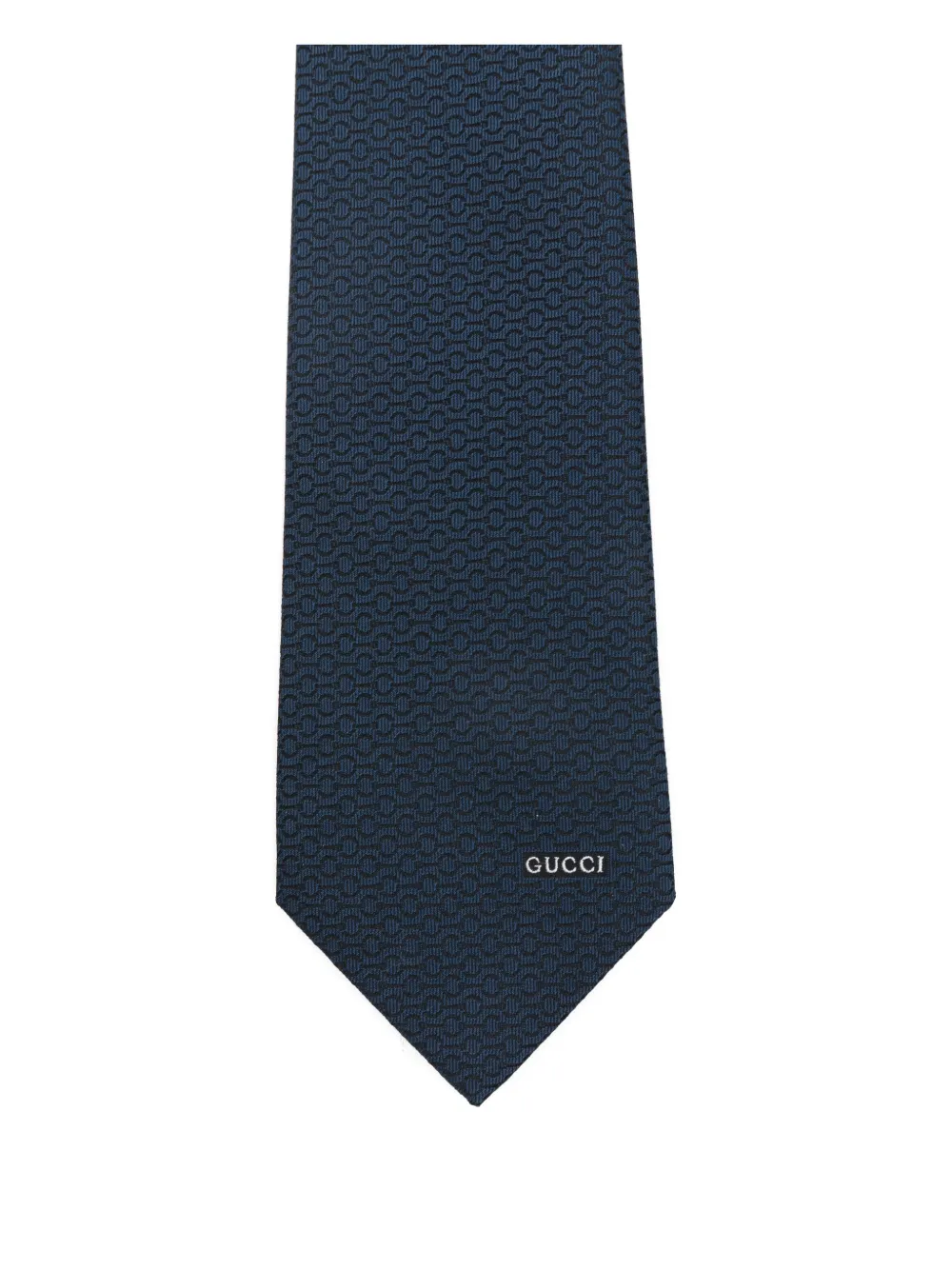  Gucci Patterned Tie - Blue 
