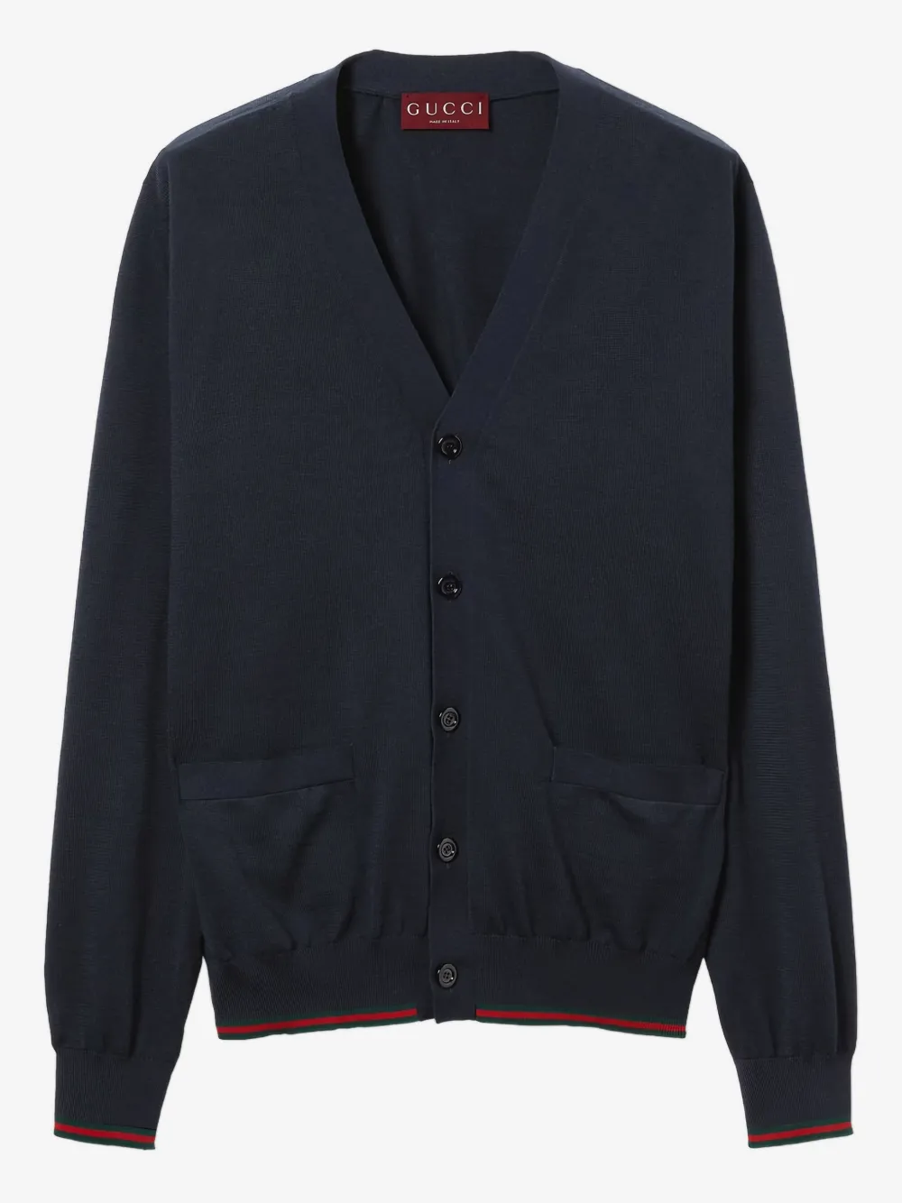 Gucci Vネック カーディガン | ブルー | Image 1