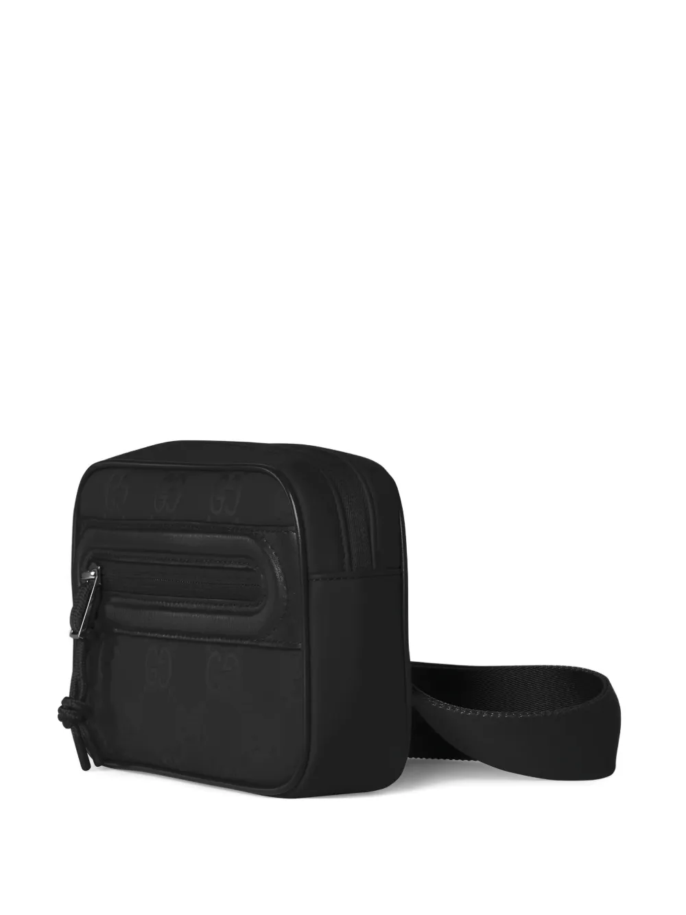  Gucci Logo-embossed Shoulder Bag - Black 