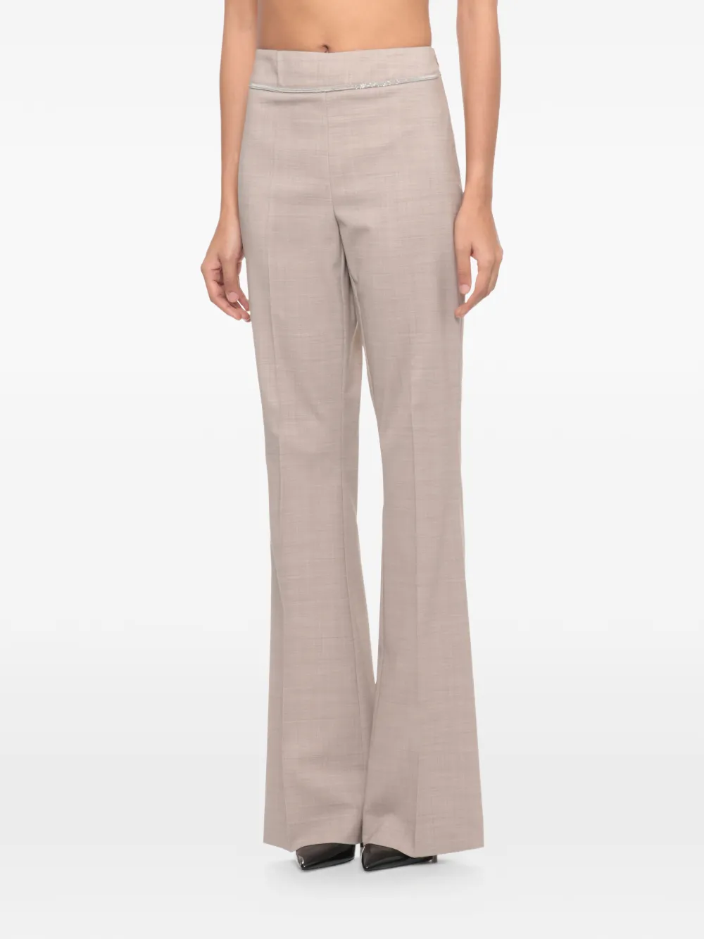 D.Exterior trim-detail trousers - Beige