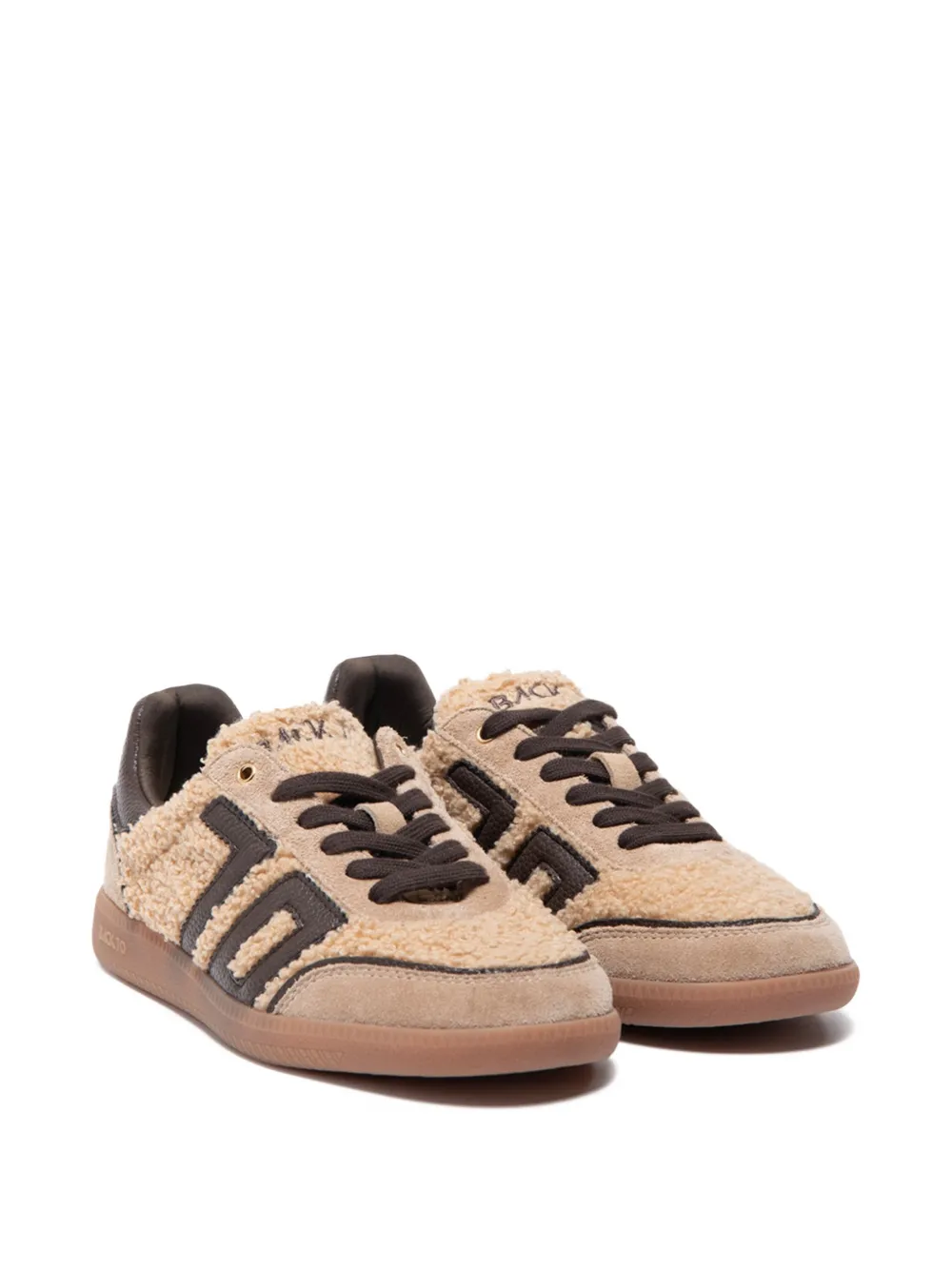 BACK 70 lace-up fastening sneakers - Beige