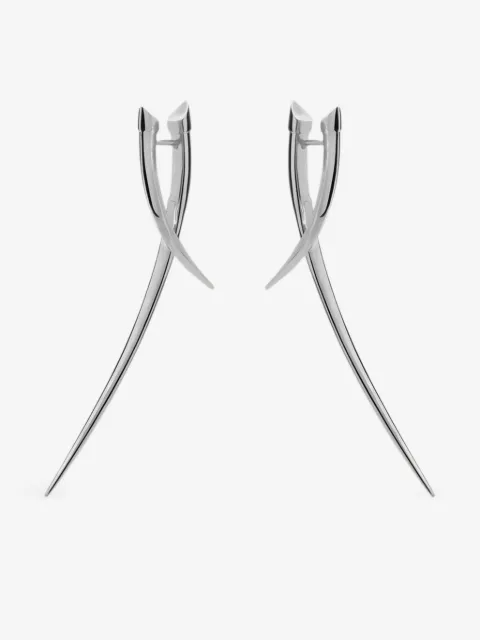 Shaun Leane Sabre Statement crossover earrings