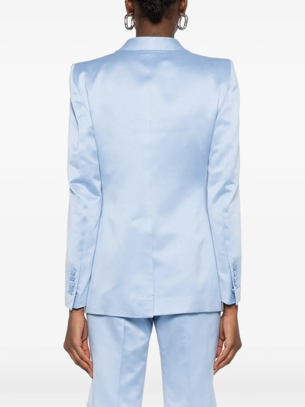 TOM FORD Blazer met knopen Blauw