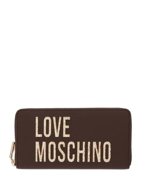 Love Moschino logo-lettering wallet