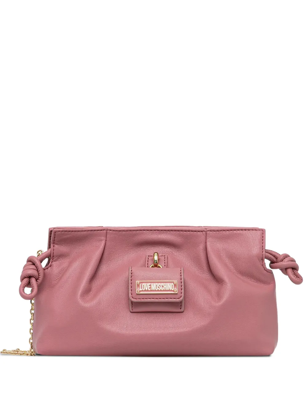 Love Moschino logo-detail shoulder bag - Rosa