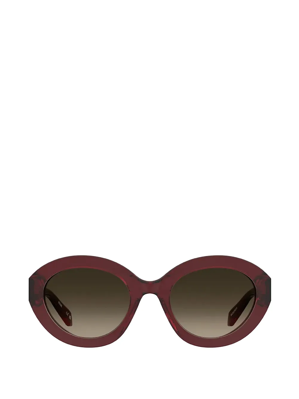 Moschino Eyewear oval-frame sunglasses - Rosso