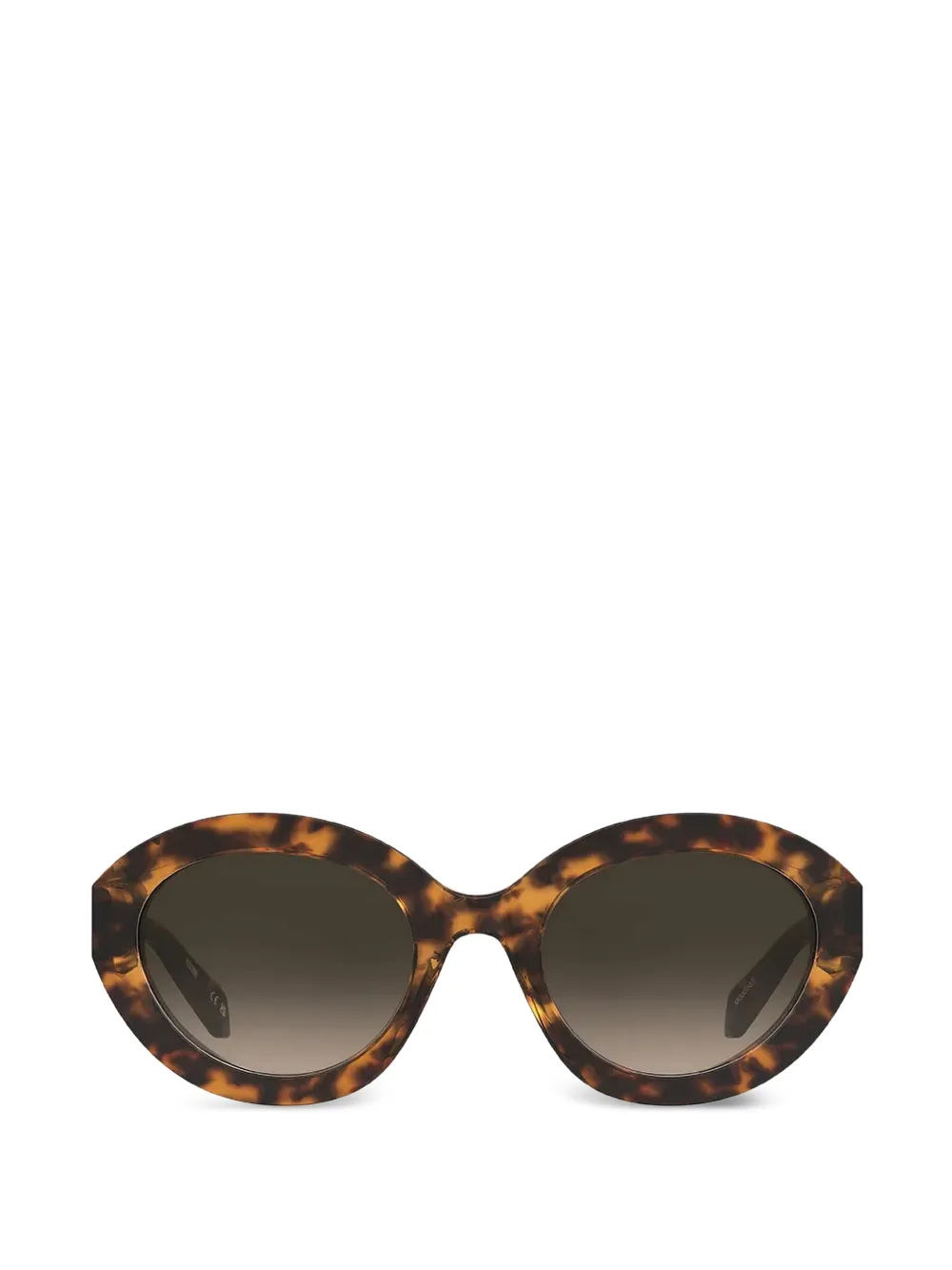 Moschino Eyewear oval-frame sunglasses - Marrone
