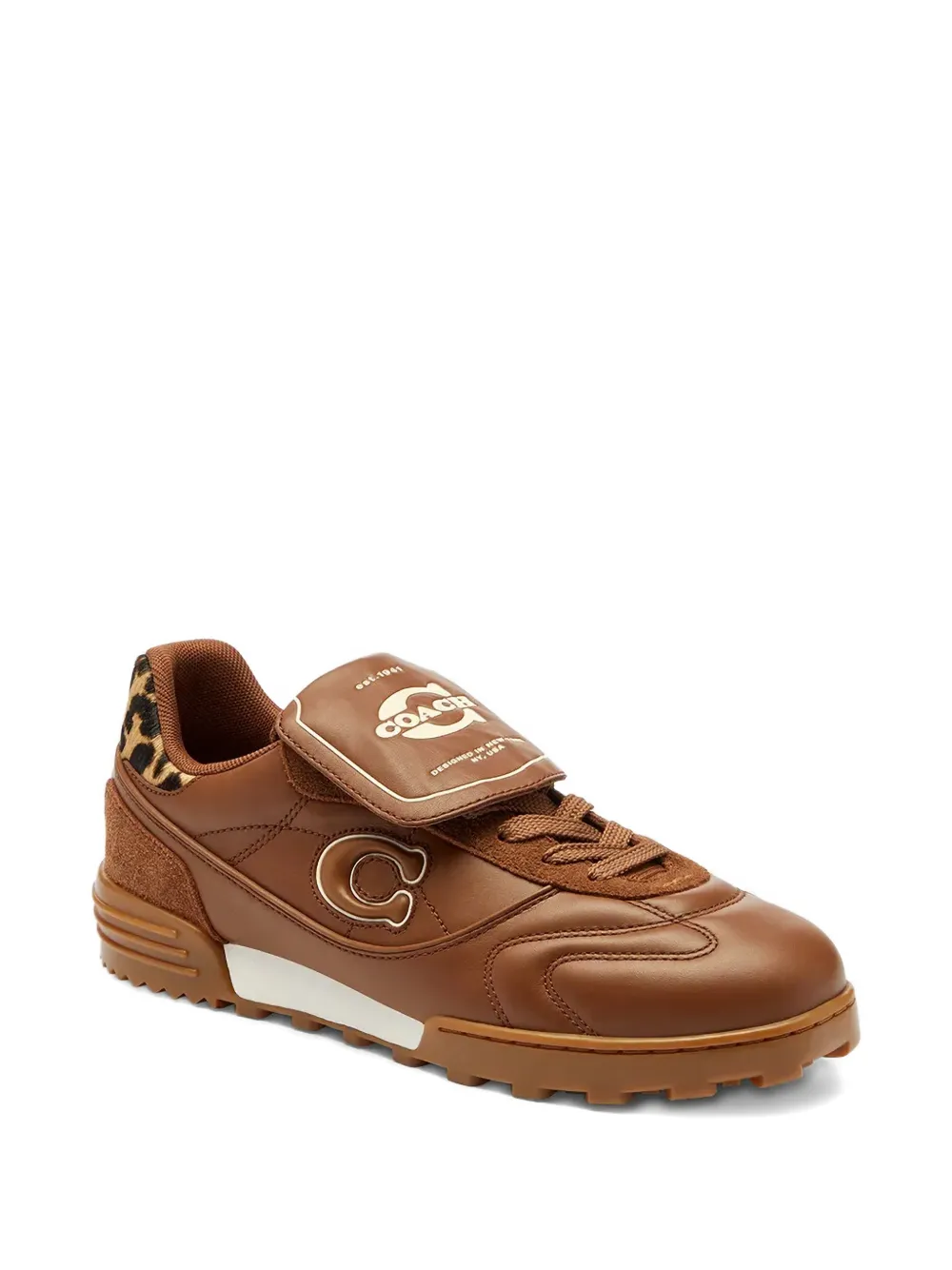 Coach logo-patch sneakers Bruin