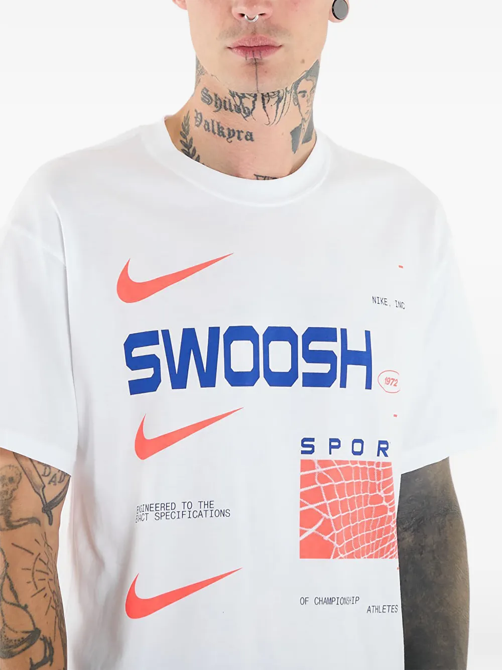 Nike NSW M90 OC LG GFX SEGB T-shirt Wit