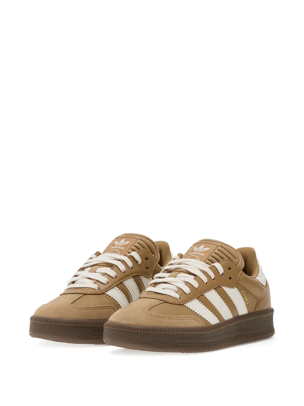adidas Samba XLG gestreepte sneakers Bruin