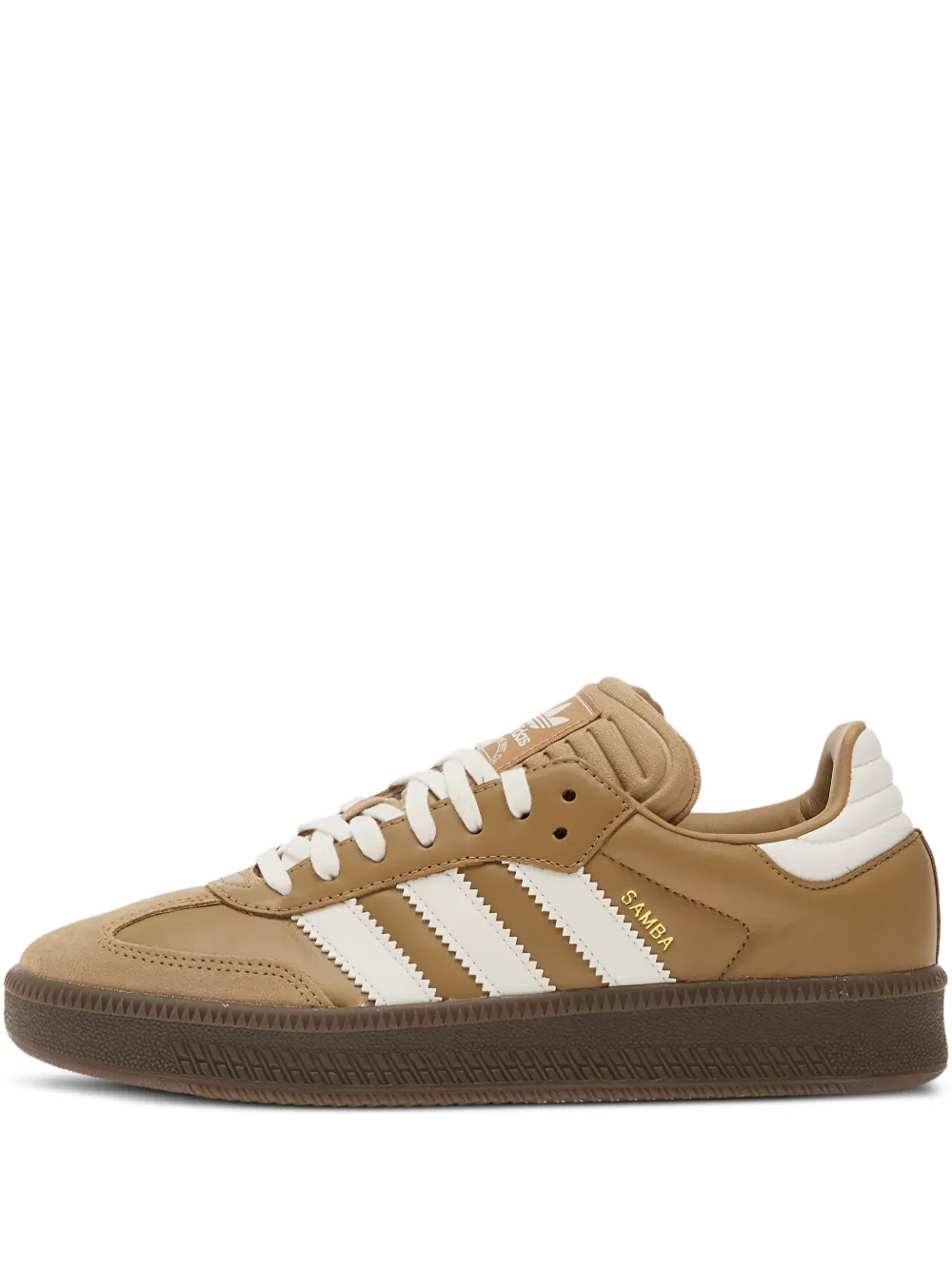 adidas Samba XLG gestreepte sneakers Bruin