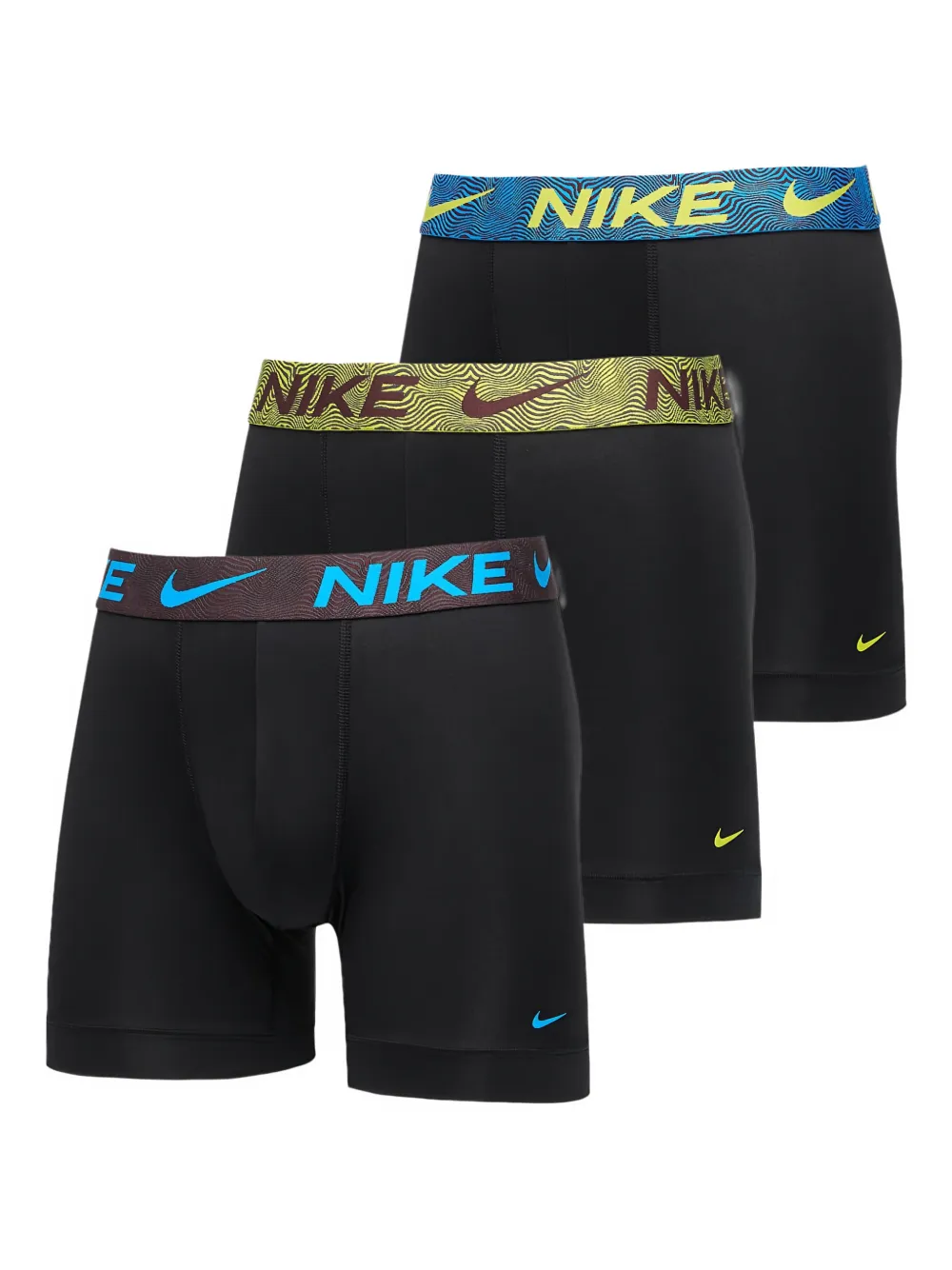 Nike logo-detail boxers (set of three) | Black | Image 1