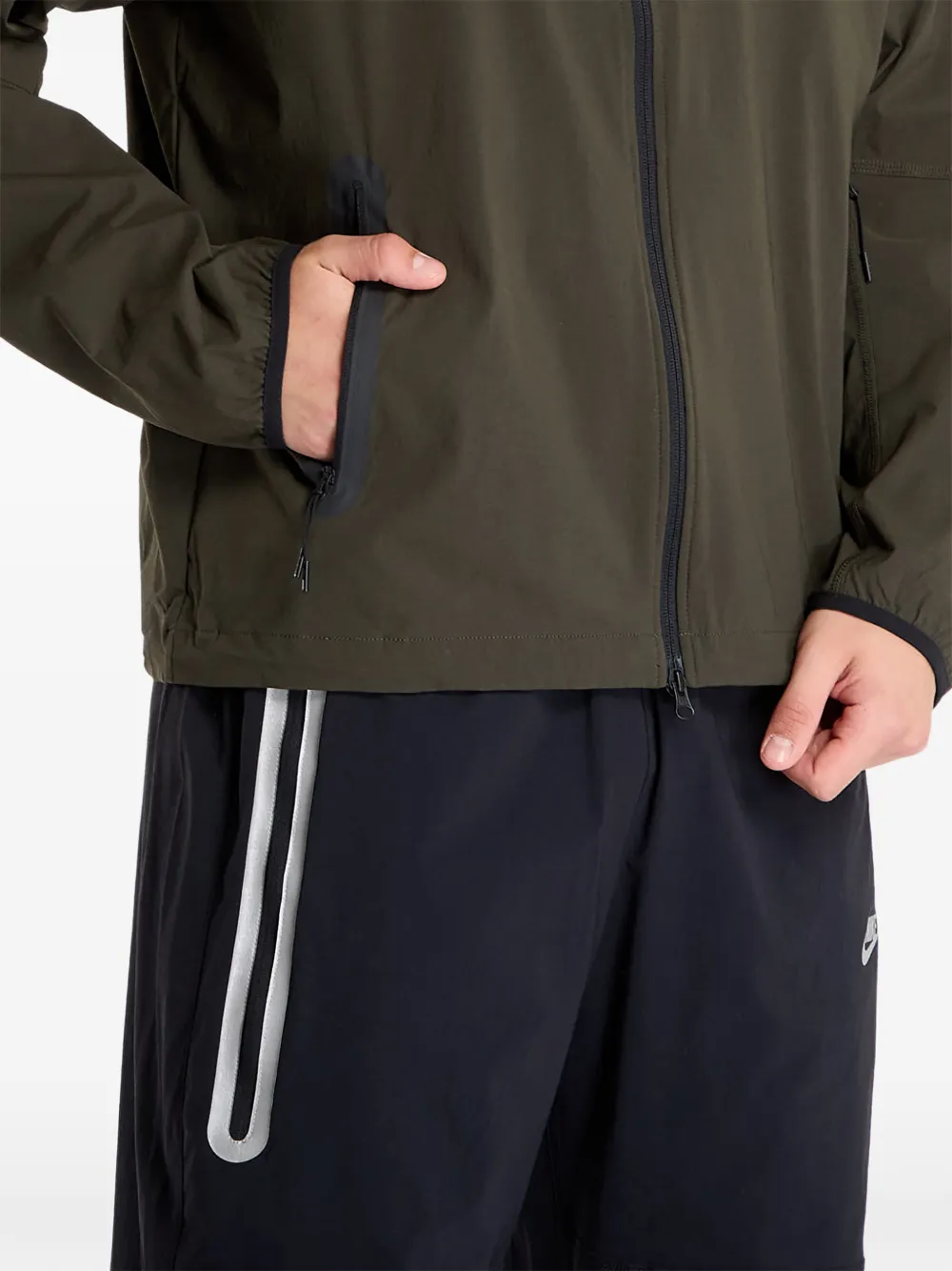 Nike Jack met rits Groen