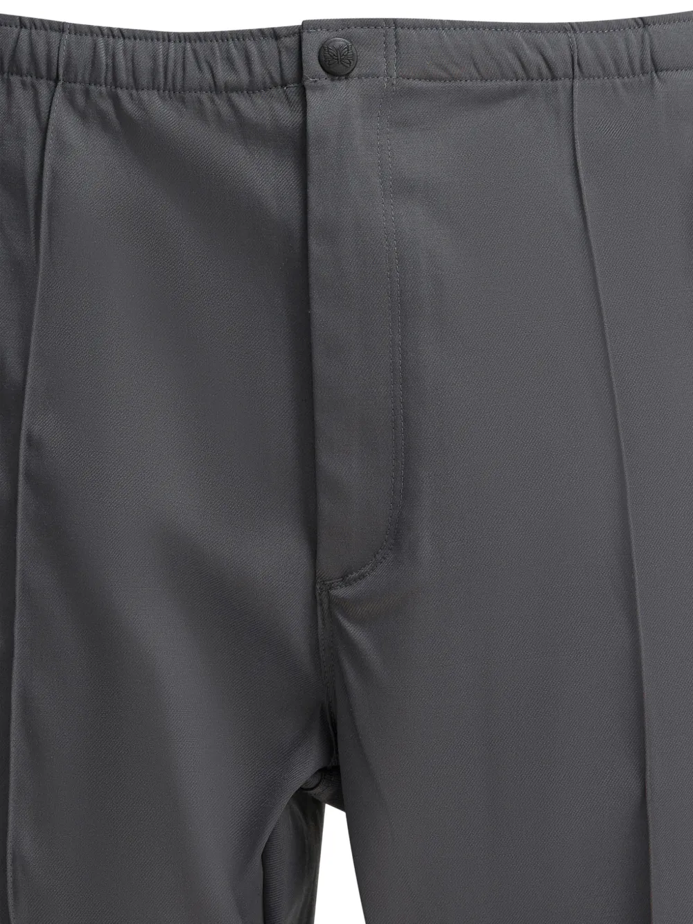 Needles Trainingsbroek met elastische taille met geborduurd logo Grijs