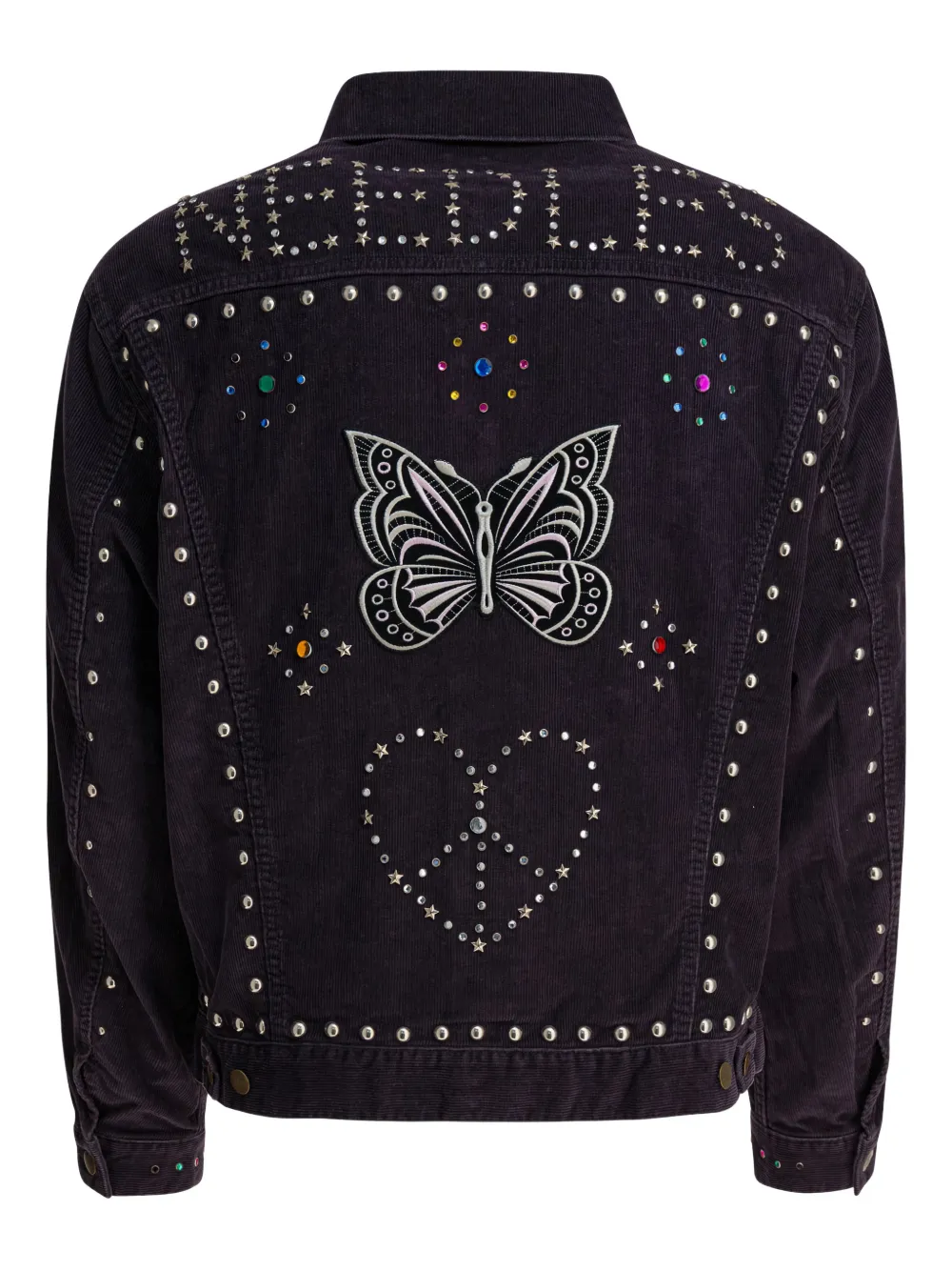 Needles studded embroidered jacket | Biker Jackets | Image 2
