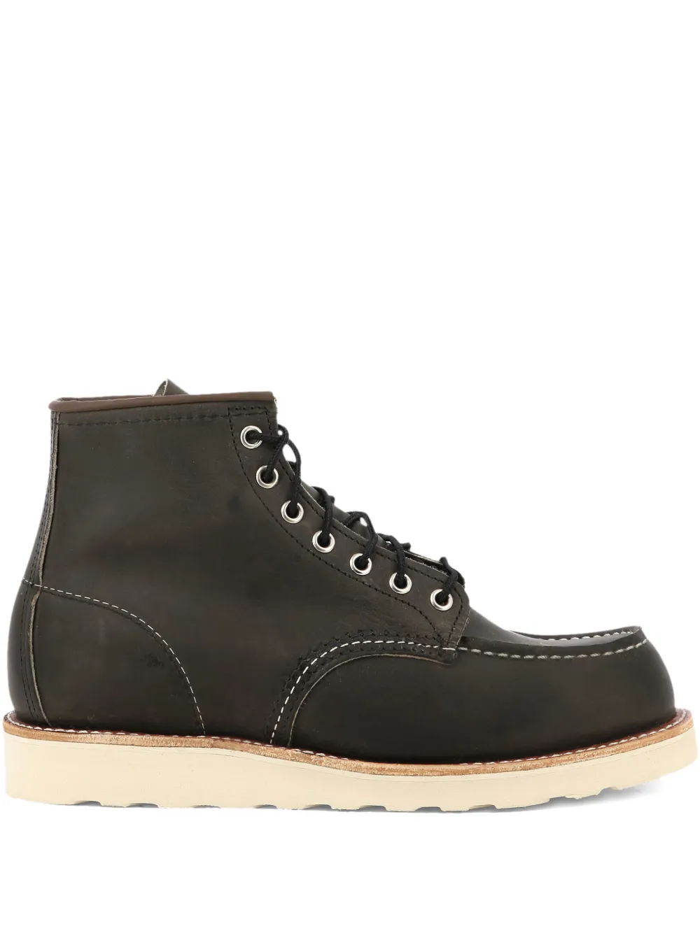 Red Wing Shoes lace-up moc-toe boots Zwart
