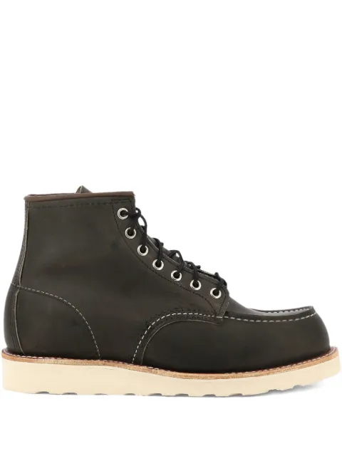 Red Wing Shoes lace-up moc-toe boots