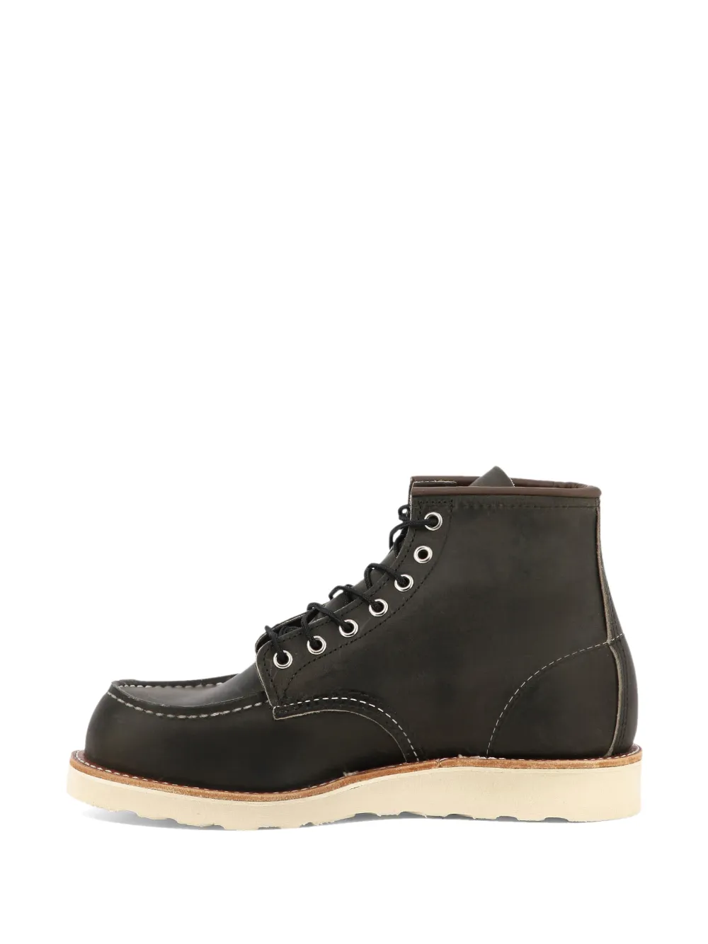 Red Wing Shoes lace-up moc-toe boots Zwart