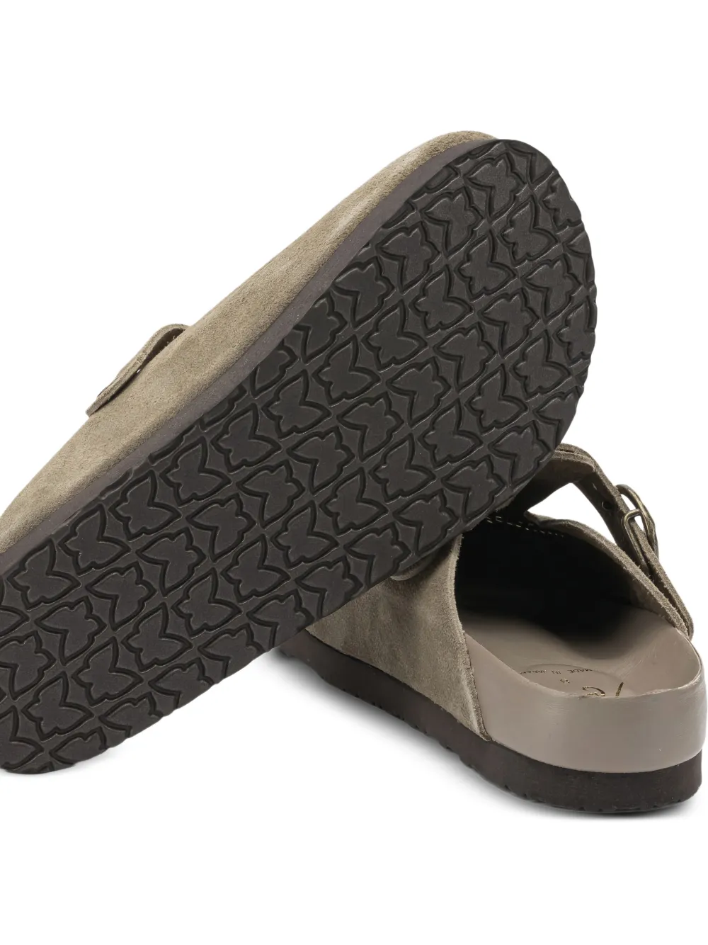 Needles Clog geperforeerde muiltjes Beige