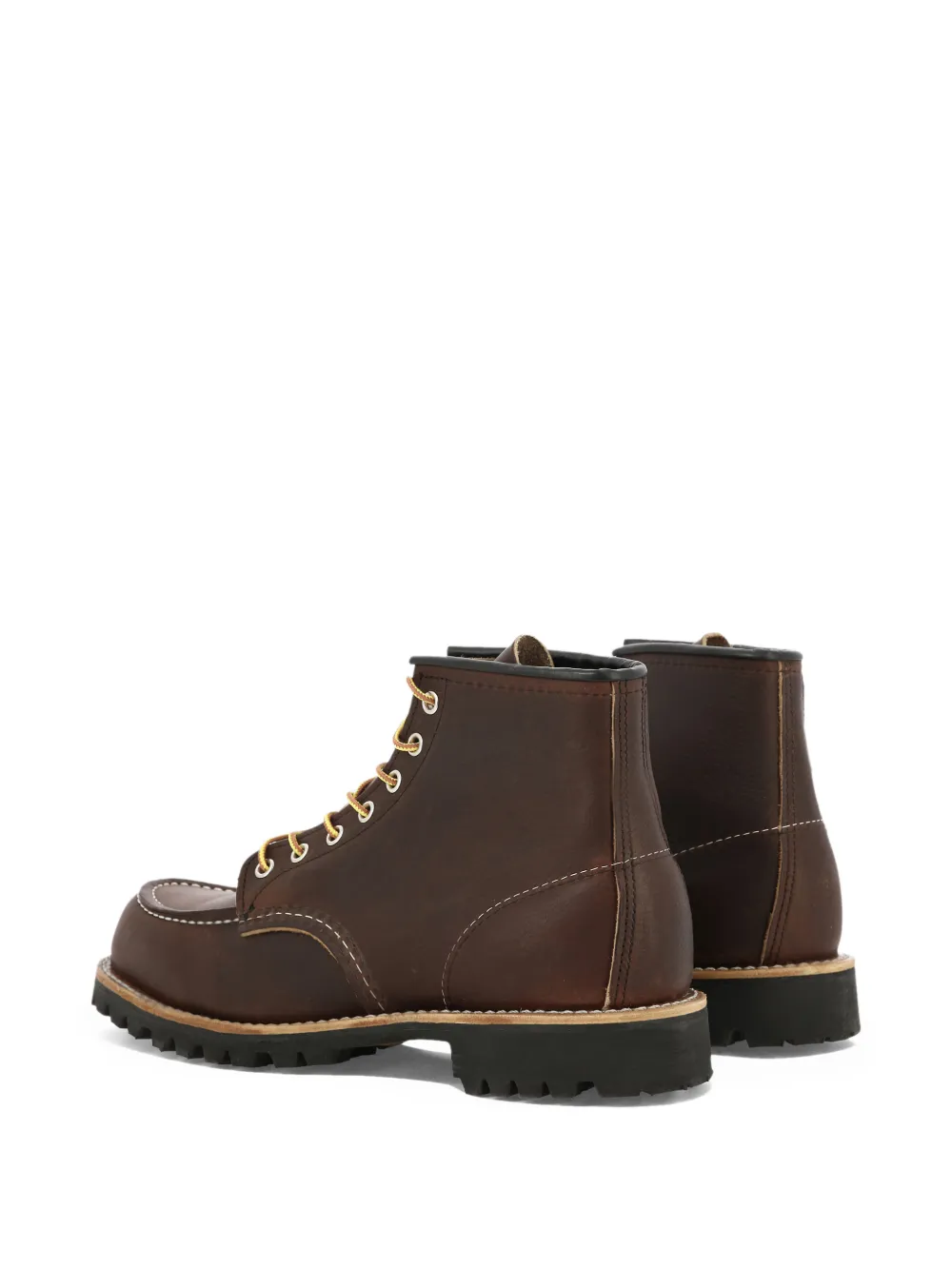 Red Wing Shoes Laarzen met veters en moc neus Bruin