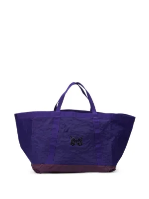 Needles logo-print Tote Bag | Black | FARFETCH ID