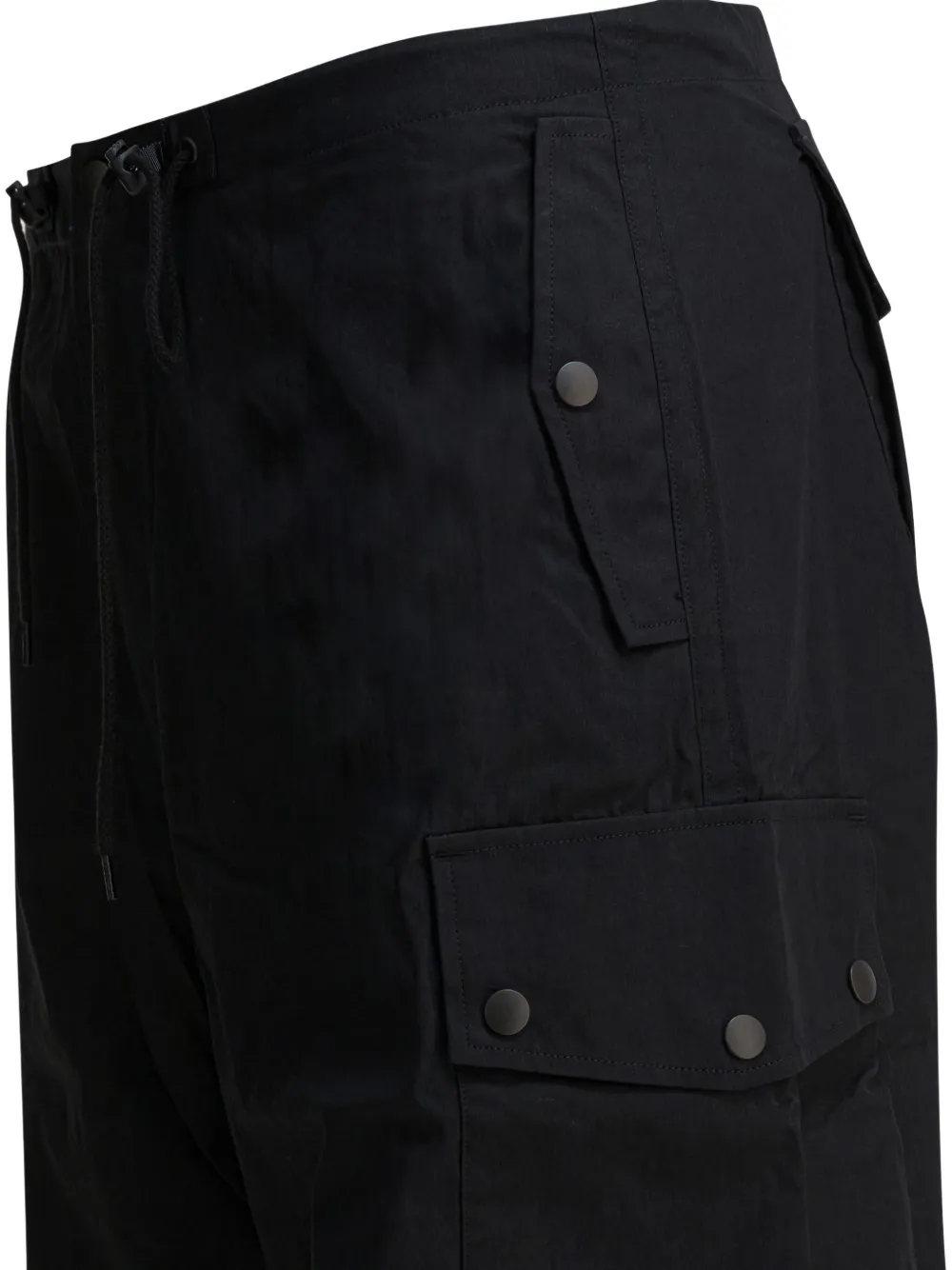 Needles Drawstring-waist Cargo Pants - Black 