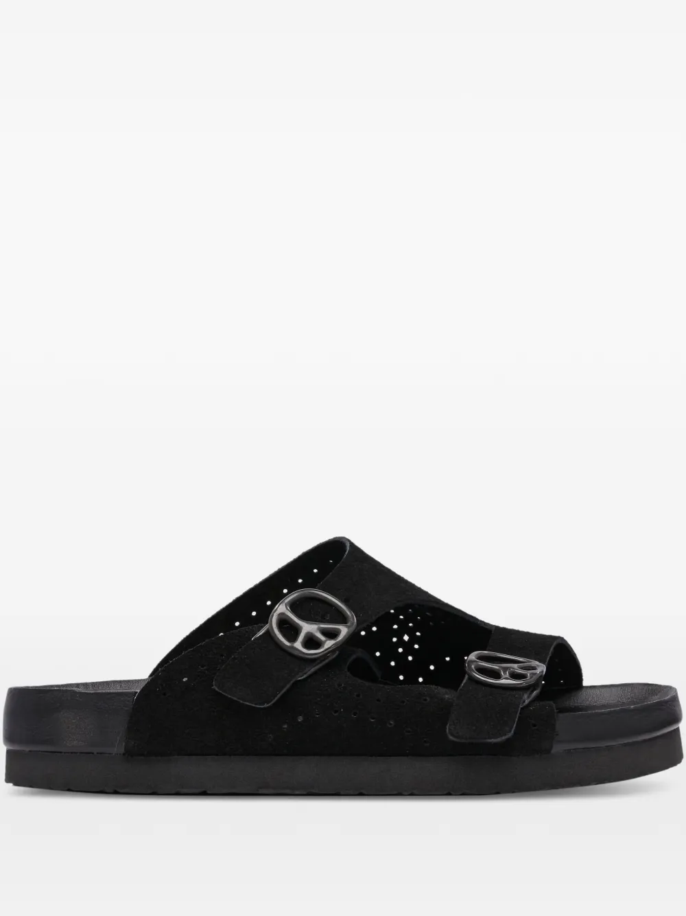 Needles perforated sandals | negro | Image 1