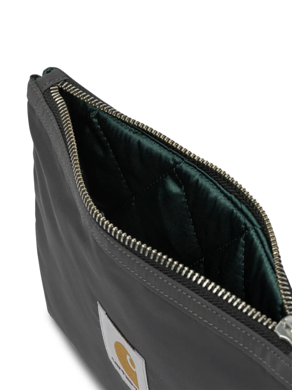 Carhartt WIP Portemonnee met rits en logo Grijs