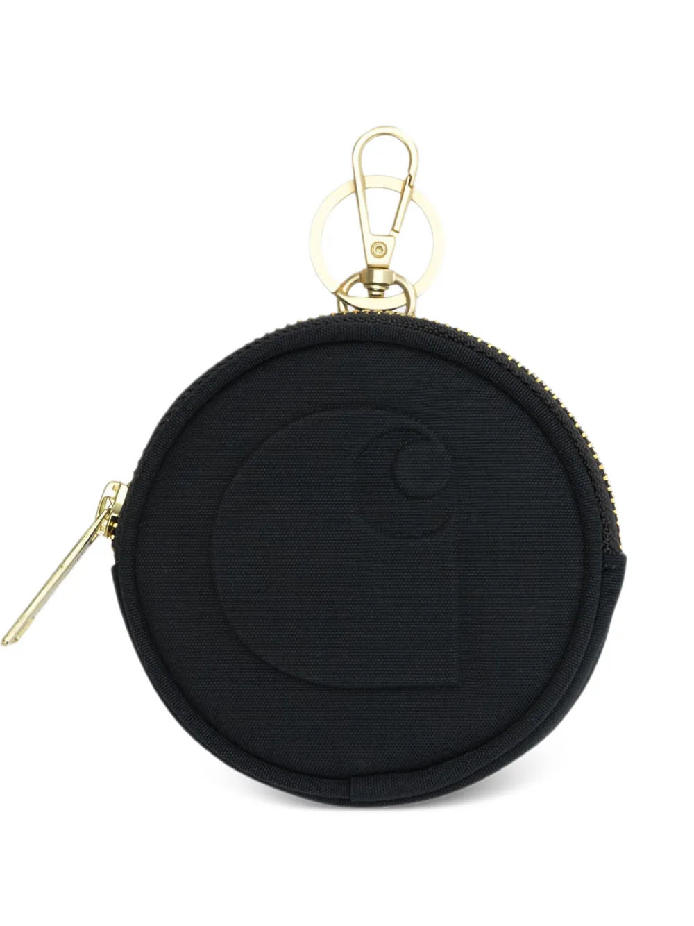 Carhartt WIP cartera con logo en relieve | negro | Image 1
