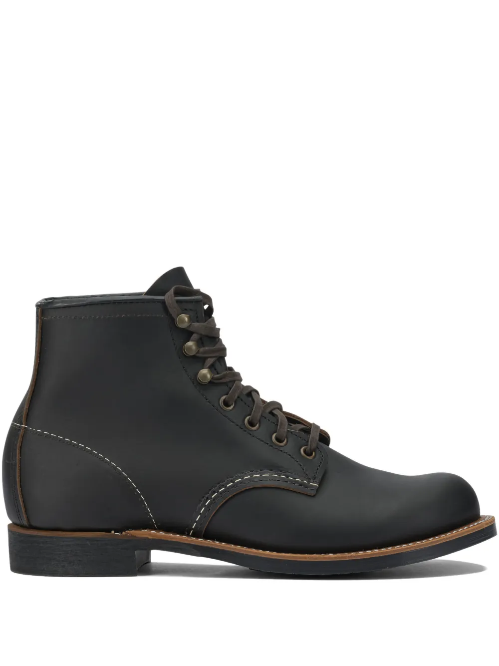 Red Wing Shoes Blacksmith lace-up stitch-detail boots Zwart