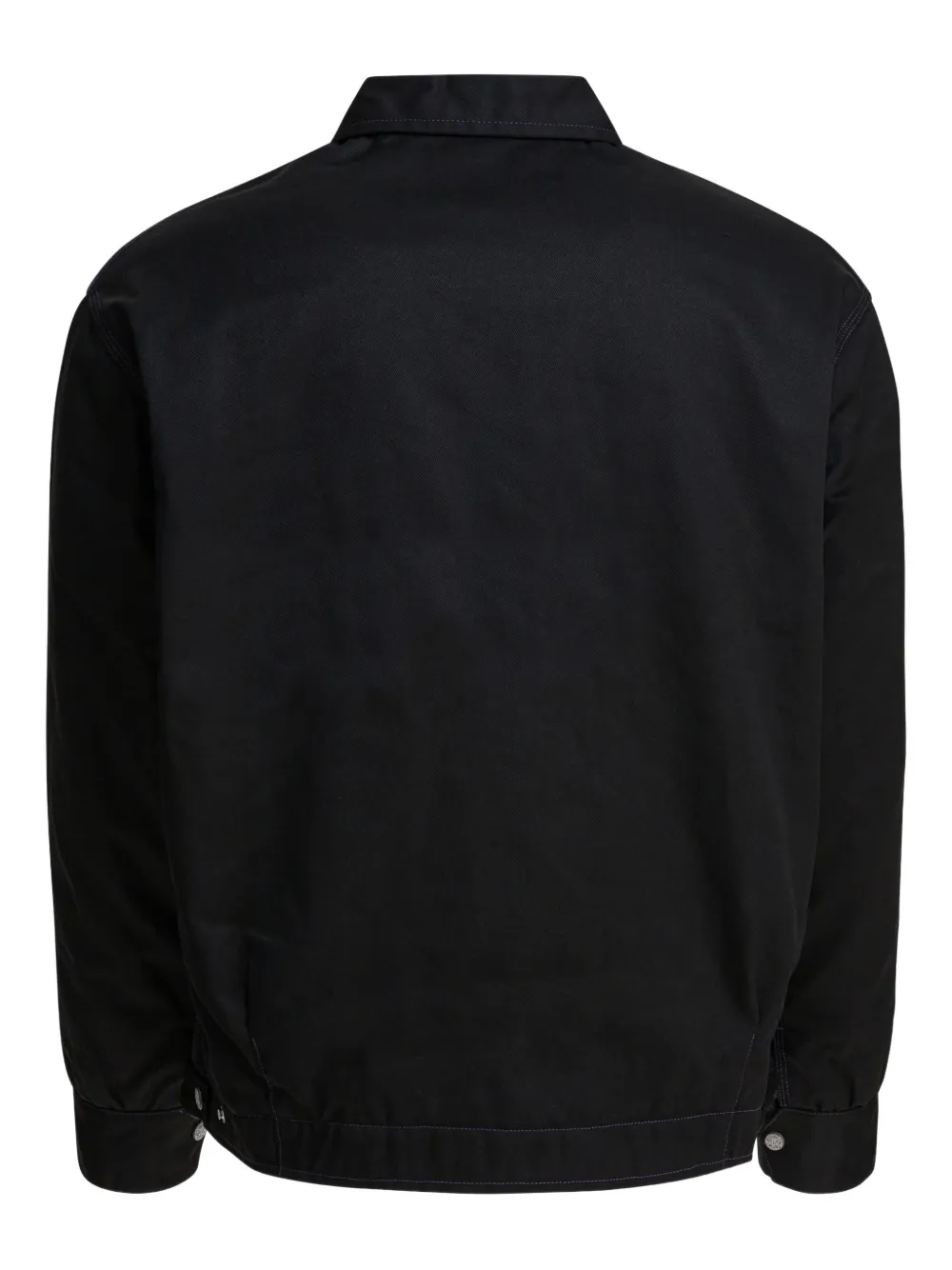 Needles PE/C Twill logo chest-pocket jacket | Black | Image 1