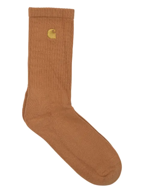 Carhartt WIP Chase ribbed logo socks